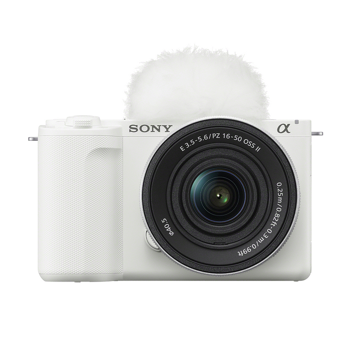 Sony Alpha ZV-E10 II Mirrorless Camera with 16-50mm Lens - White