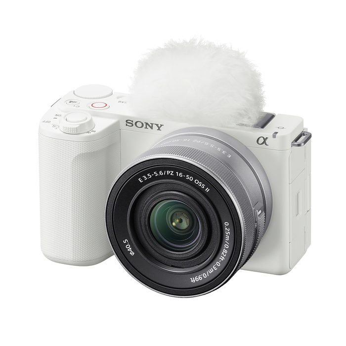 Sony Alpha ZV-E10 II Mirrorless Camera with 16-50mm Lens - White