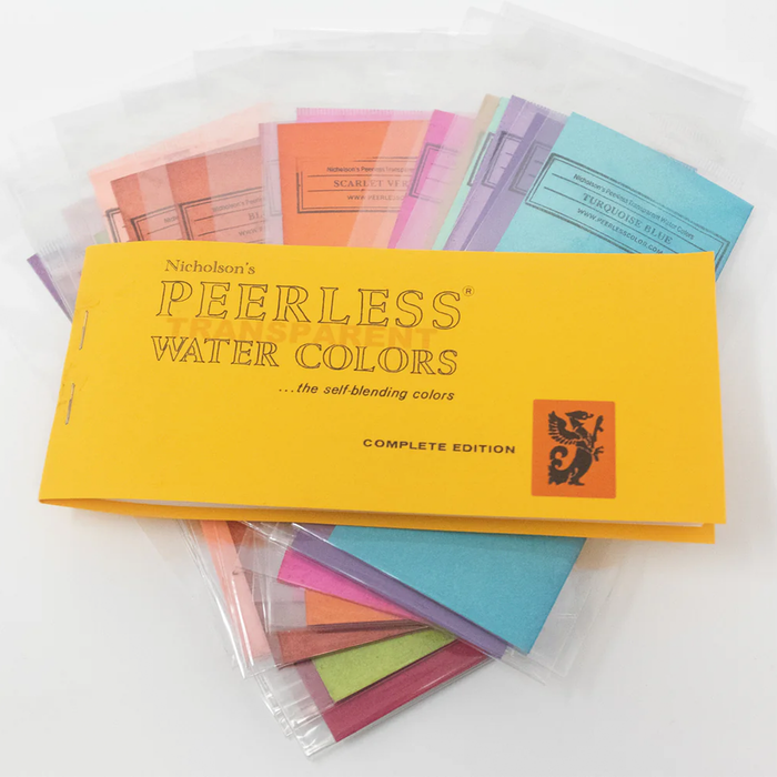 Peerless Watercolors Complete Edition Book for Handcoloring Black & White Prints - 15 Sheets