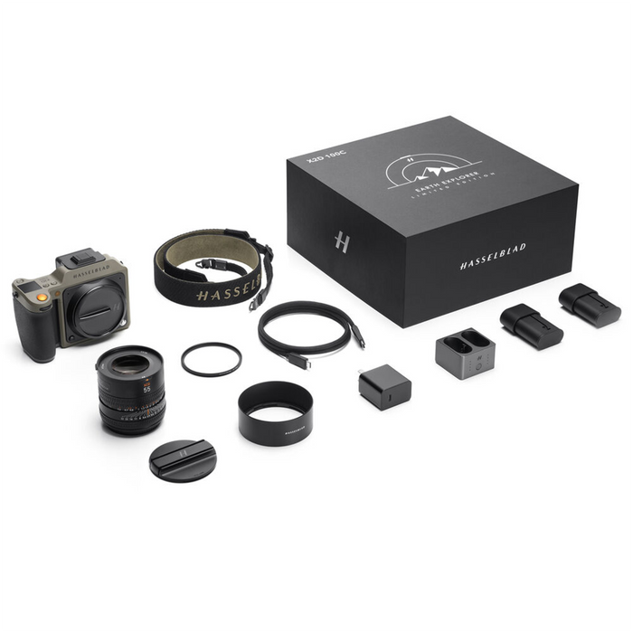 Hasselblad X2D 100C Medium Format Mirrorless Camera Earth Explorer Limited Edition Kit with XCD 55mm f/2.5 V Lens