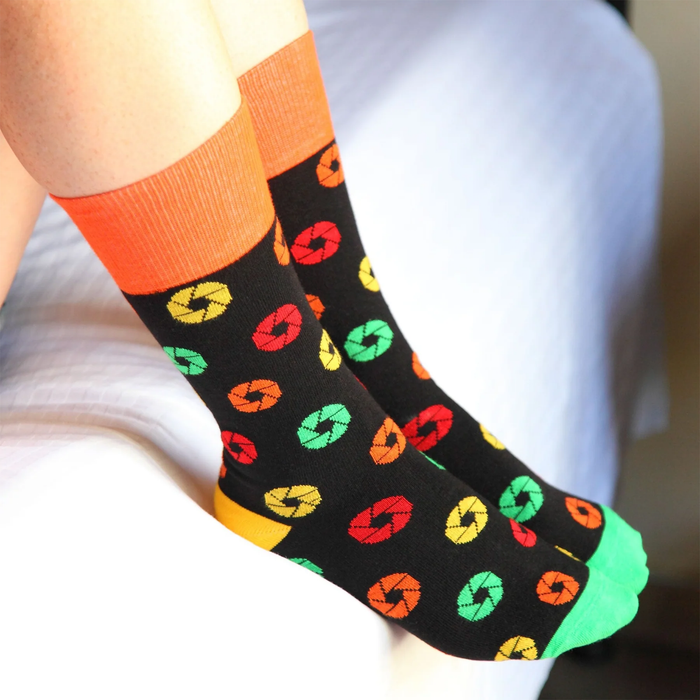 Aperture Socks - Polychrome