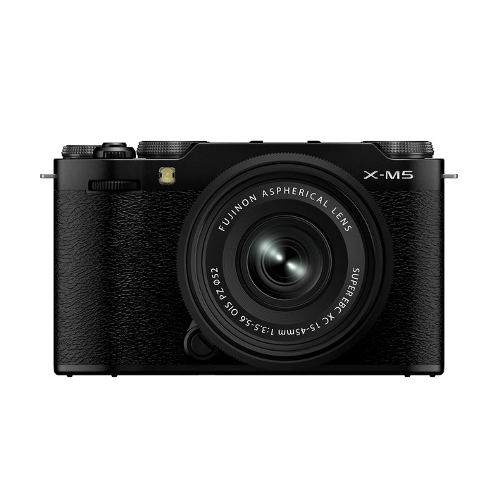 Fujifilm X-M5 Mirrorless Camera with XC 15-45mm f/3.5-5.6 OIS PZ Lens - Black