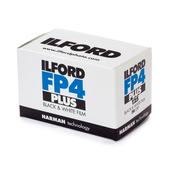 Ilford FP4 Plus 125 Black & White Negative - 35mm Film, 36 Exposures, Single Roll