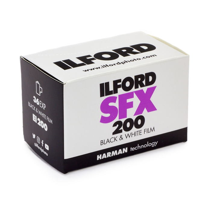 Ilford SFX 200 Black & White Negative - 35mm Film, 36 Exposures, Single Roll