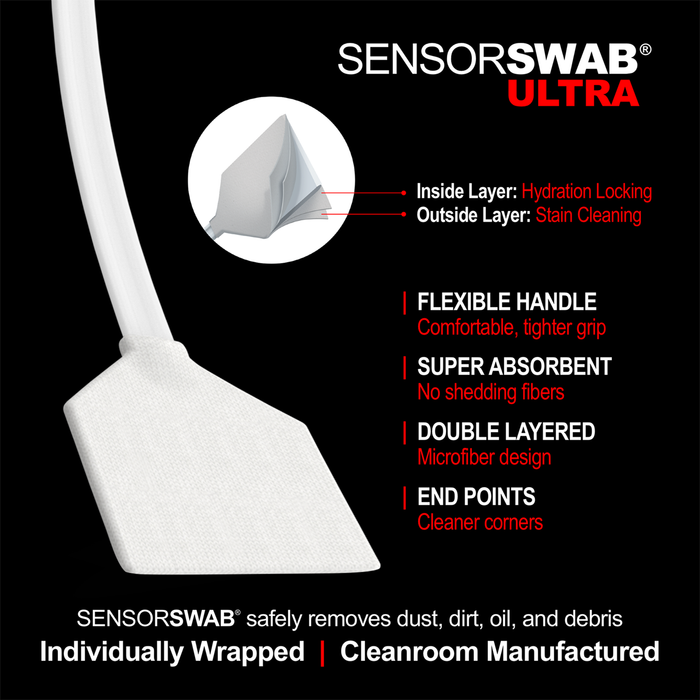 Photographic Solutions Type 1 Sensor Swab Ultra for APS-H Sensors, 20mm, 12-Pack