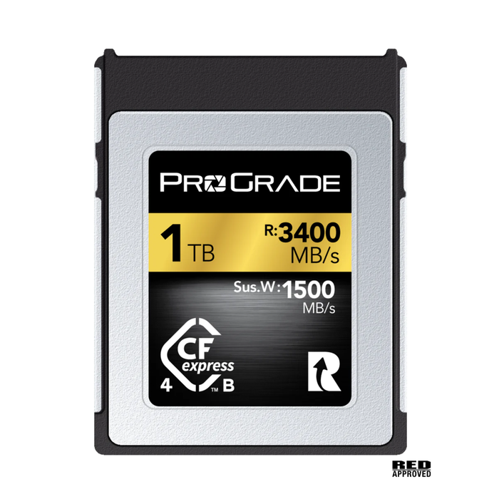 ProGrade Digital 1TB CFexpress Type B 4.0 Gold Memory Card