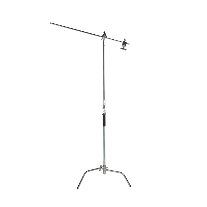 Sirui C-STAND-01 C-Stand with Grip Head and Boom Arm, 59.1" to 126" - Chrome