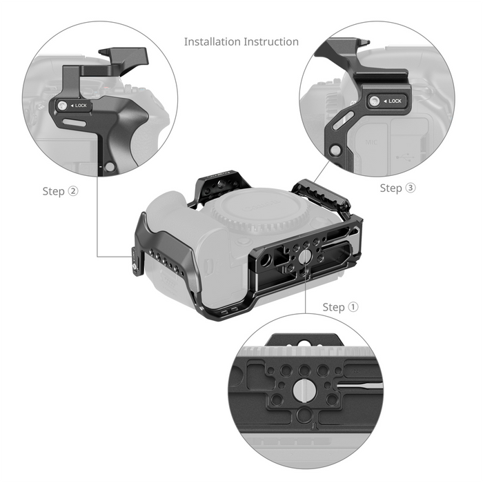 SmallRig Camera Cage for Canon EOS R5 Mark II 4978