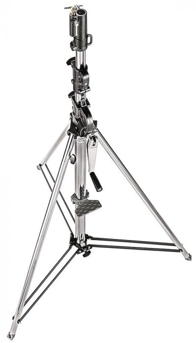 Manfrotto Wind-Up Stand (Chrome-plated,12') — Glazer's Camera Inc