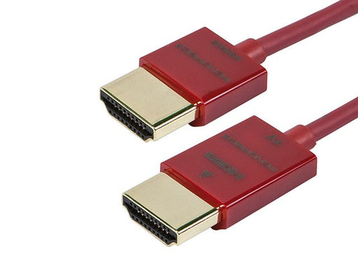 Monoprice HDMI Ultra Slim RedMere 15' Red Cable — Glazer's Camera Inc