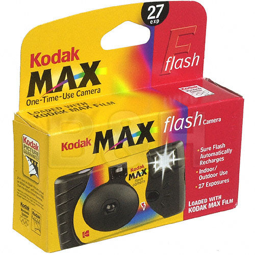 Kodak 35mm One-Time-Use Disposable Camera (ISO-800) 8617763 B&H