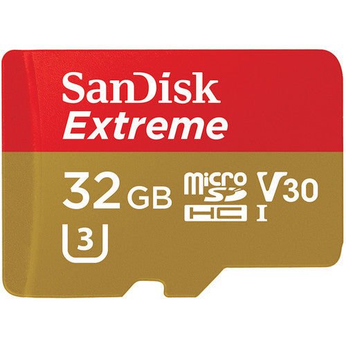 SanDisk Extreme UHS-I microSDHC Memory Card - 32GB — Glazer's Camera