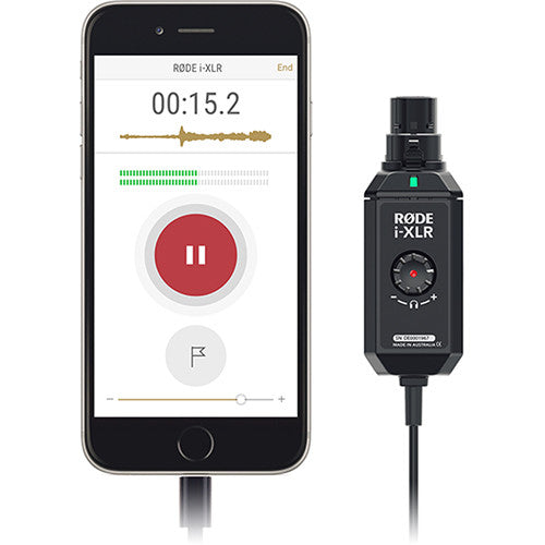 Rode i-XLR Digital XLR Adapter for Apple iOS Devices — Glazer's Camera