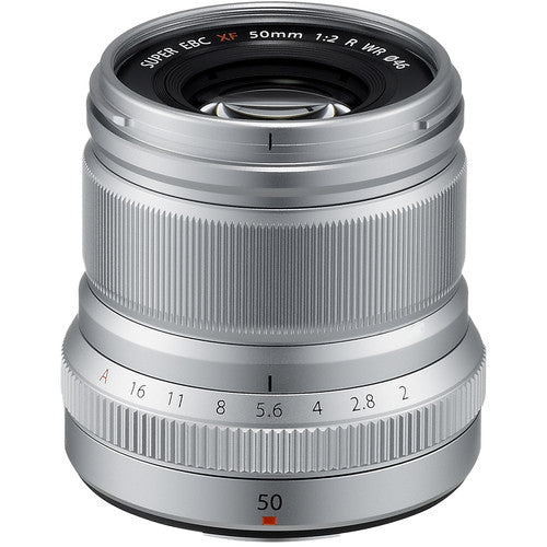 Fujifilm XF 50mm f/2 R WR Lens - Silver — Glazer's Camera