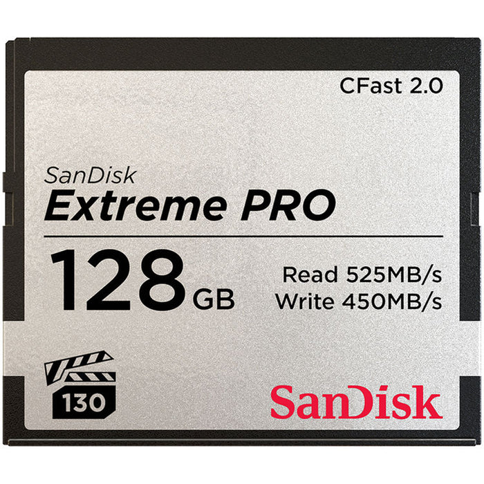 SanDisk 128GB Extreme PRO CFast 2.0 Memory Card — Glazer's Camera