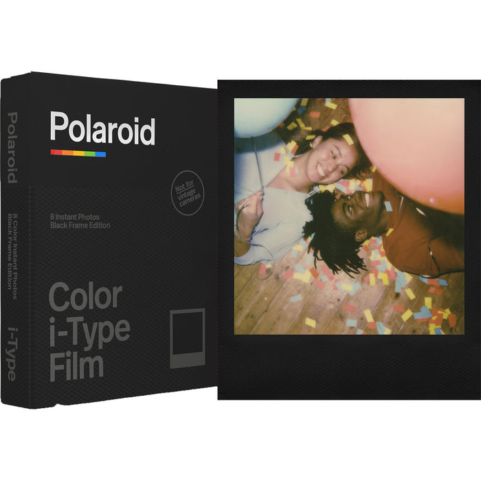 Polaroid Color i‑Type Instant Film - Black Frame Edition, 8 Exposures —  Glazer's Camera