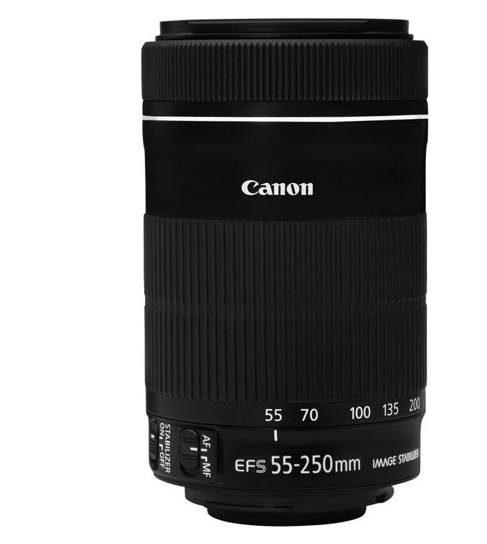 Canon EF-S 55-250mm f/4.5-5.6 IS STM Telephoto Zoom Lens — Glazer's Camera  Inc