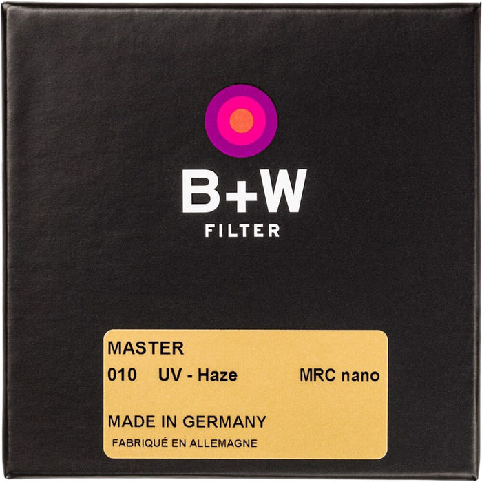 B+W 82mm #010 MASTER UV-Haze MRC Nano Filter — Glazer's Camera Inc