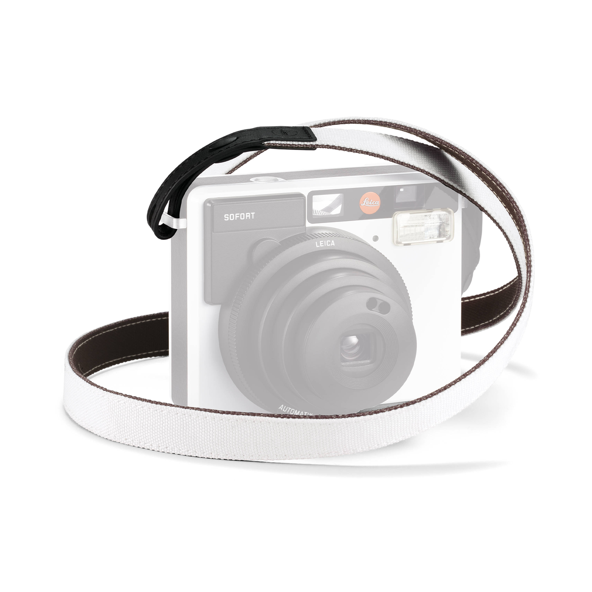 Leica Strap for Sofort Instant Film Camera - White/Black — Glazer's Camera
