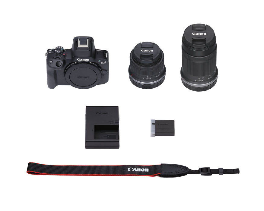 Kan worden genegeerd Meander Gewoon overlopen Canon EOS R50 Mirrorless Camera with RF-S RF-S 18-45mm f/4.5-6.3 IS ST —  Glazer's Camera Inc