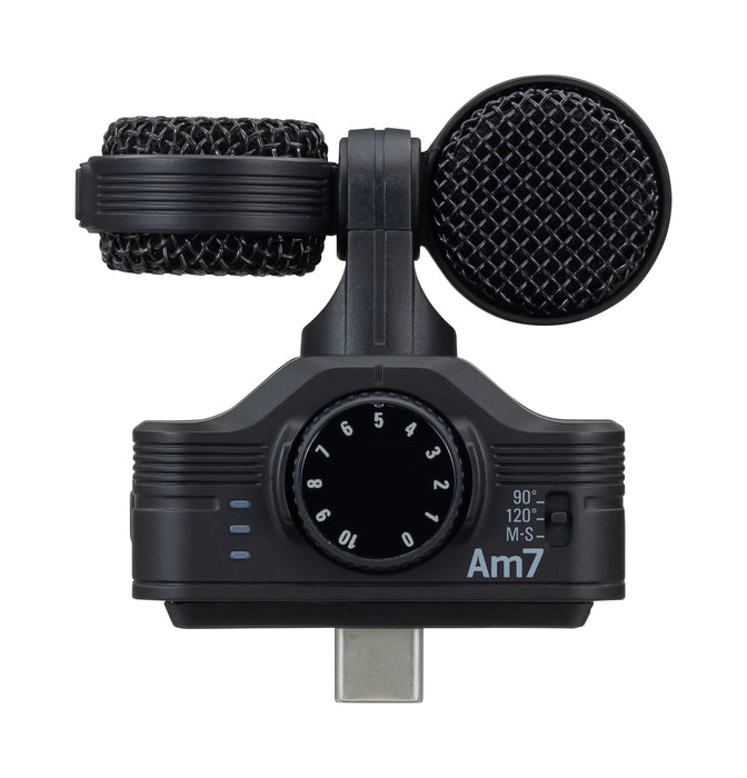 Zoom Am7 Mid-Side Stereo Microphone for Android Devices with USB-C Con —  Glazer's Camera Inc