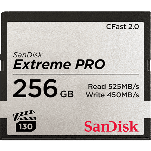 SanDisk 256GB Extreme Pro Cfast 2.0 Memory Card — Glazer's Camera