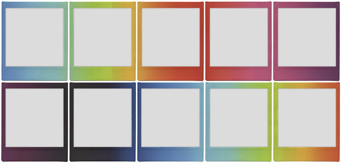  FUJIFILM Instax Square Rainbow Film - 10 Exposures :  Electronics