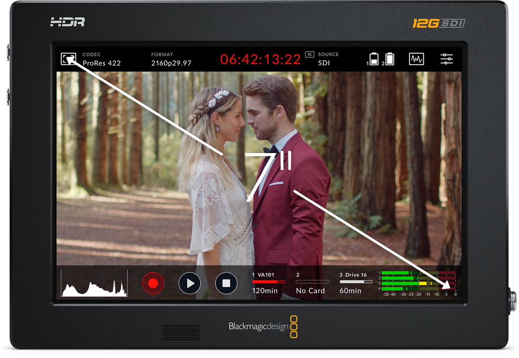 Blackmagic Design Video Assist 7" 12G-SDI/HDMI HDR Recording Monitor —  Glazer's Camera