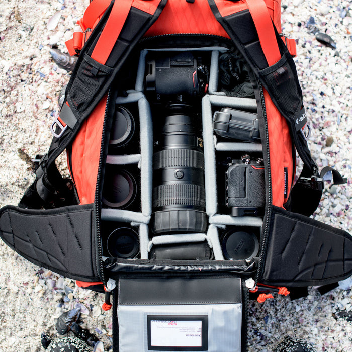 F-Stop AJNA 37L DuraDiamond Travel Camera Backpack Bundle - Magma Red/ —  Glazer's Camera