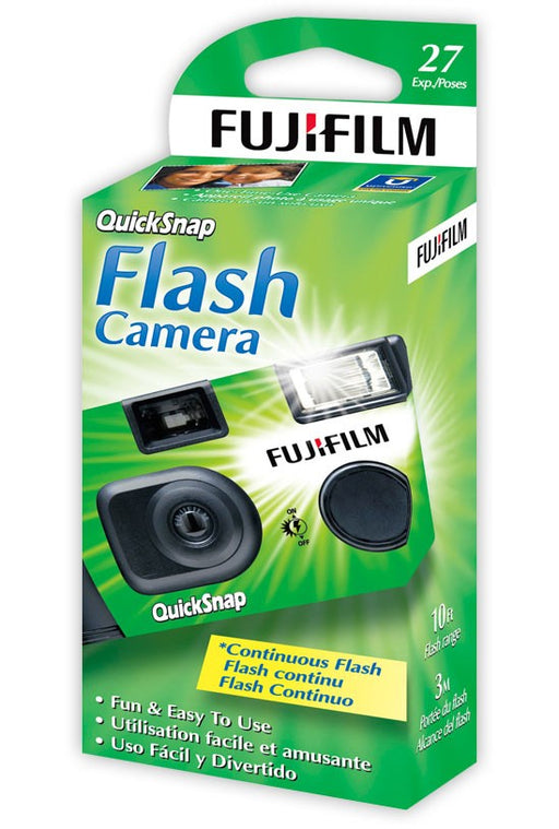 Fujifilm Quicksnap Flash 400 Single Use Camera with Flash - 27 Exposur —  Glazer's Camera