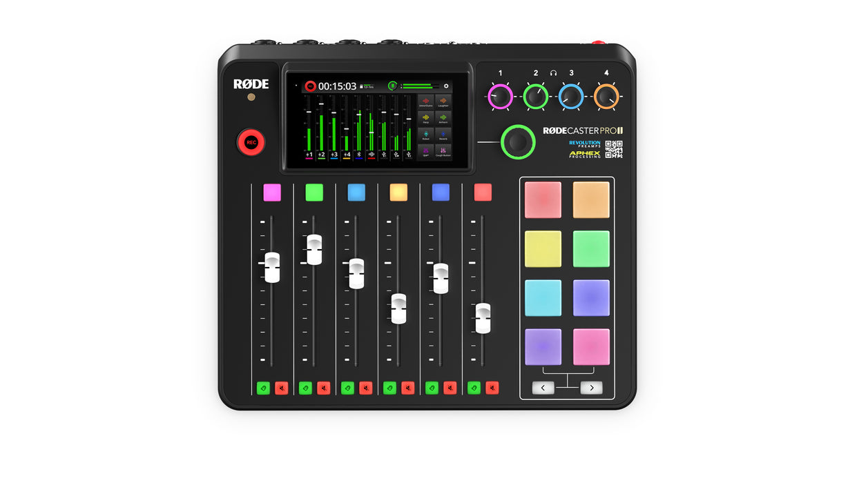 For RODECaster Pro II Upgrade 9-channel SMART Pads Mixer Integrated Studio  Audio Production Designed for Podcasting Live Stream - AliExpress